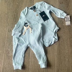 7 for all Mankind Baby Onesie and Pant Set NWT